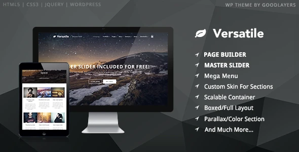 Versatile – Responsive Multi-Purpose WordPress